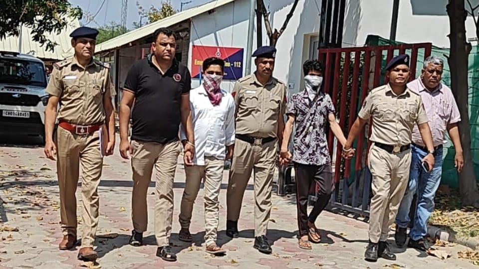 Manimajra Police arrested two people in case of Prostitution in hotel