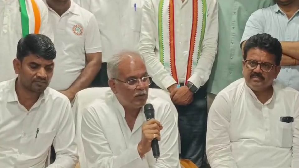 Former CM of Chhattisgarh Bhupesh Baghel On Kanker Naxali Encounter