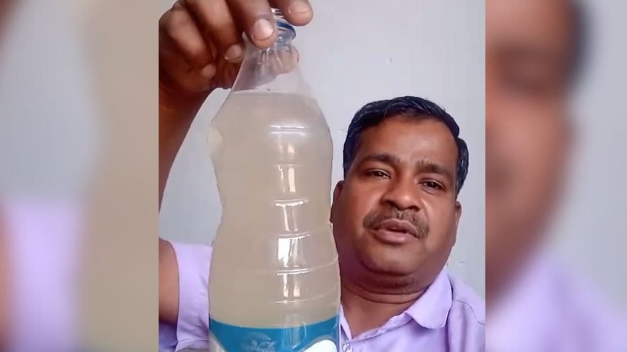 public face problem of Dirty water coming in 100 localities of Varanasi