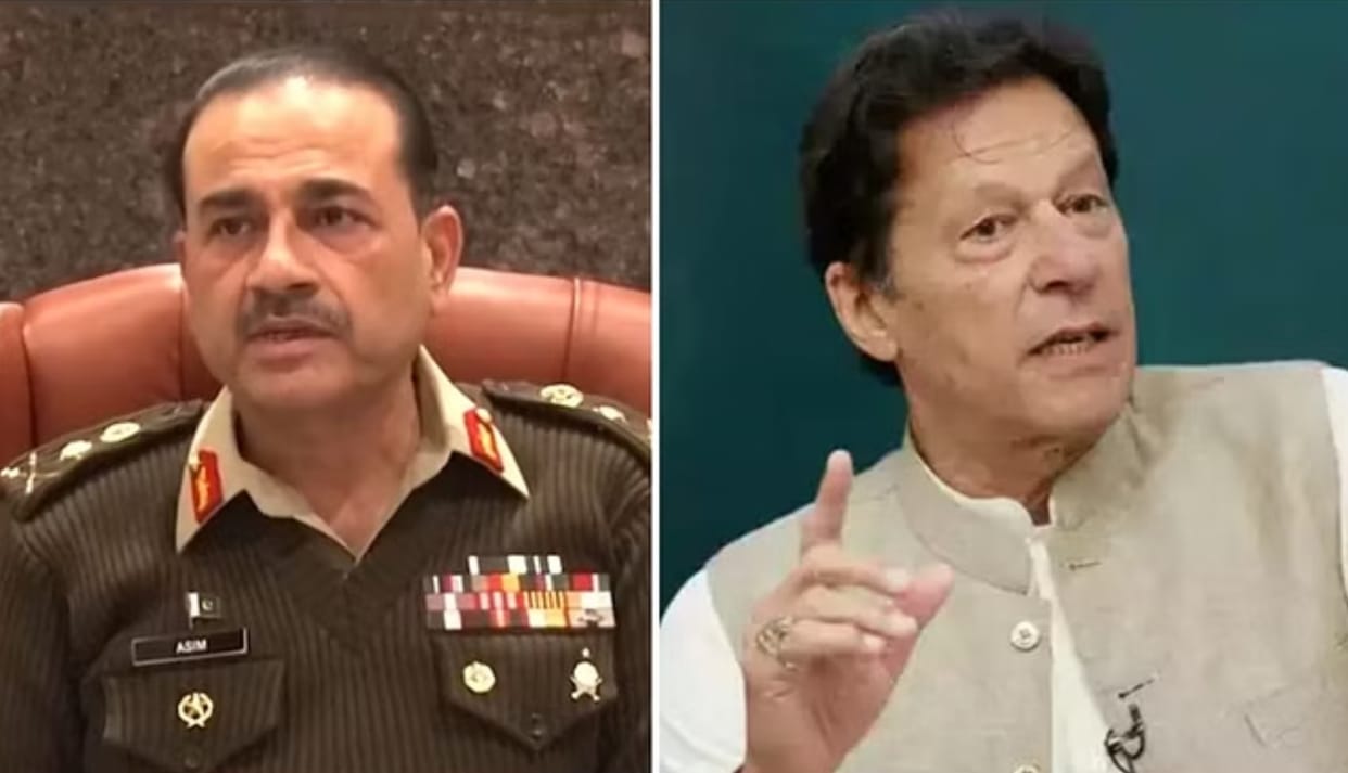 pti imran khan accuses pakistan army chief for wife imprisonment