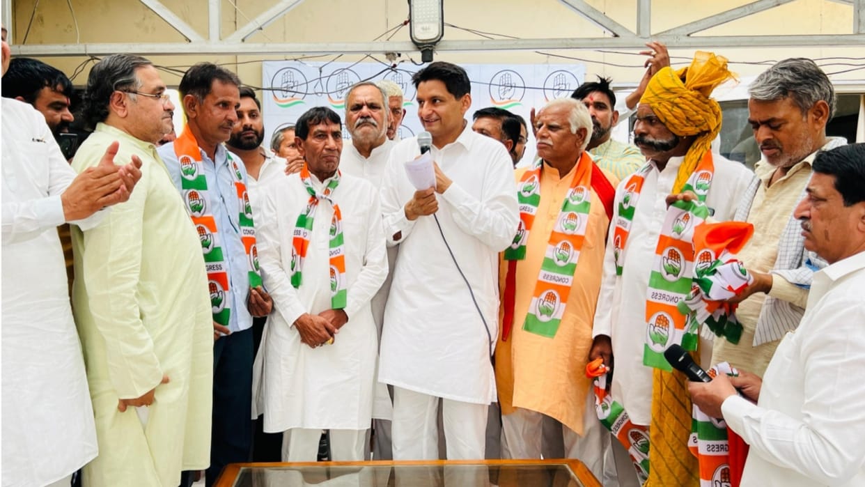 Haryana: Many leaders joined Congress before Lok Sabha elections