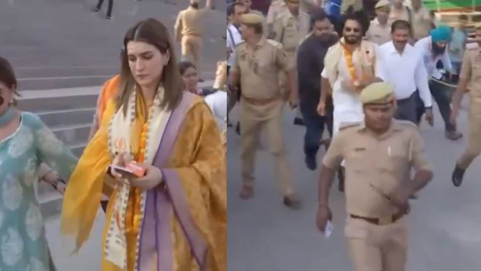 Bollywood Celebrities visited kashi vishwanath dham temple for film success Ranveer Singh Kriti Akshay Shilpa