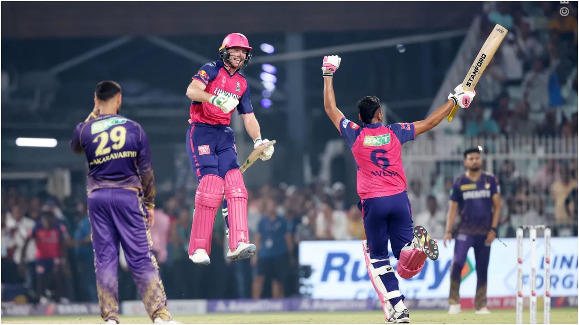 IPL 2024 KKR vs RR: Jos Buttler credits Kohli, Dhoni for batting in pressure situation after record run chase