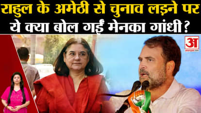 UP Politics: Maneka Gandhi say on Rahul Gandhi contesting elections from Amethi?