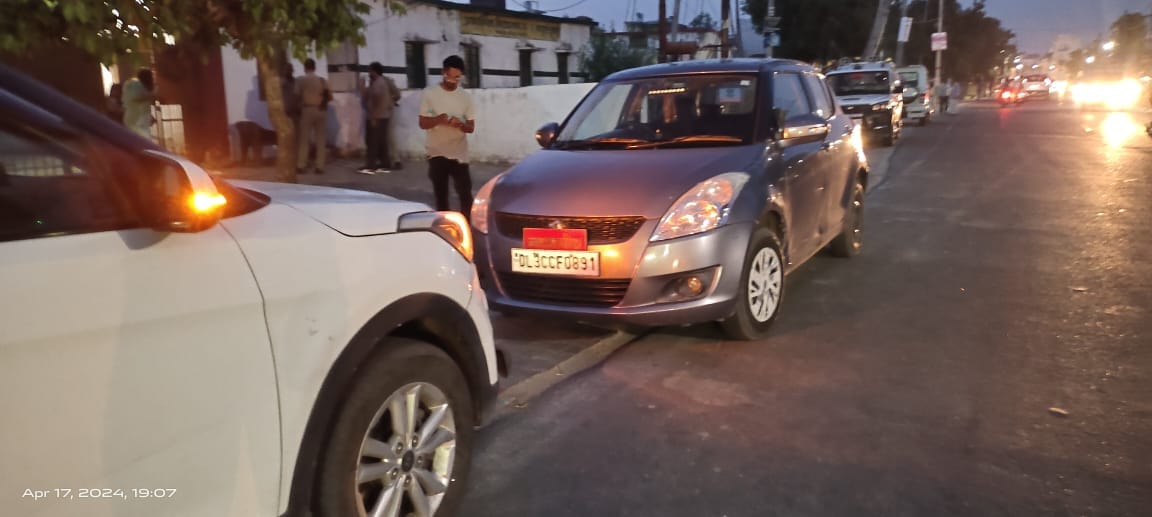 Judicial officer car stopped during checking, SDM reached spot and action may be taken against constables