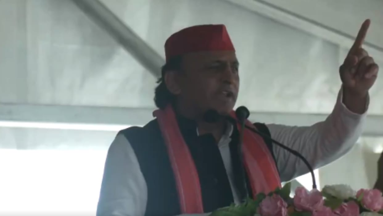 Akhilesh Yadav addressed public meeting in Bijnor, gave this statement regarding alliance