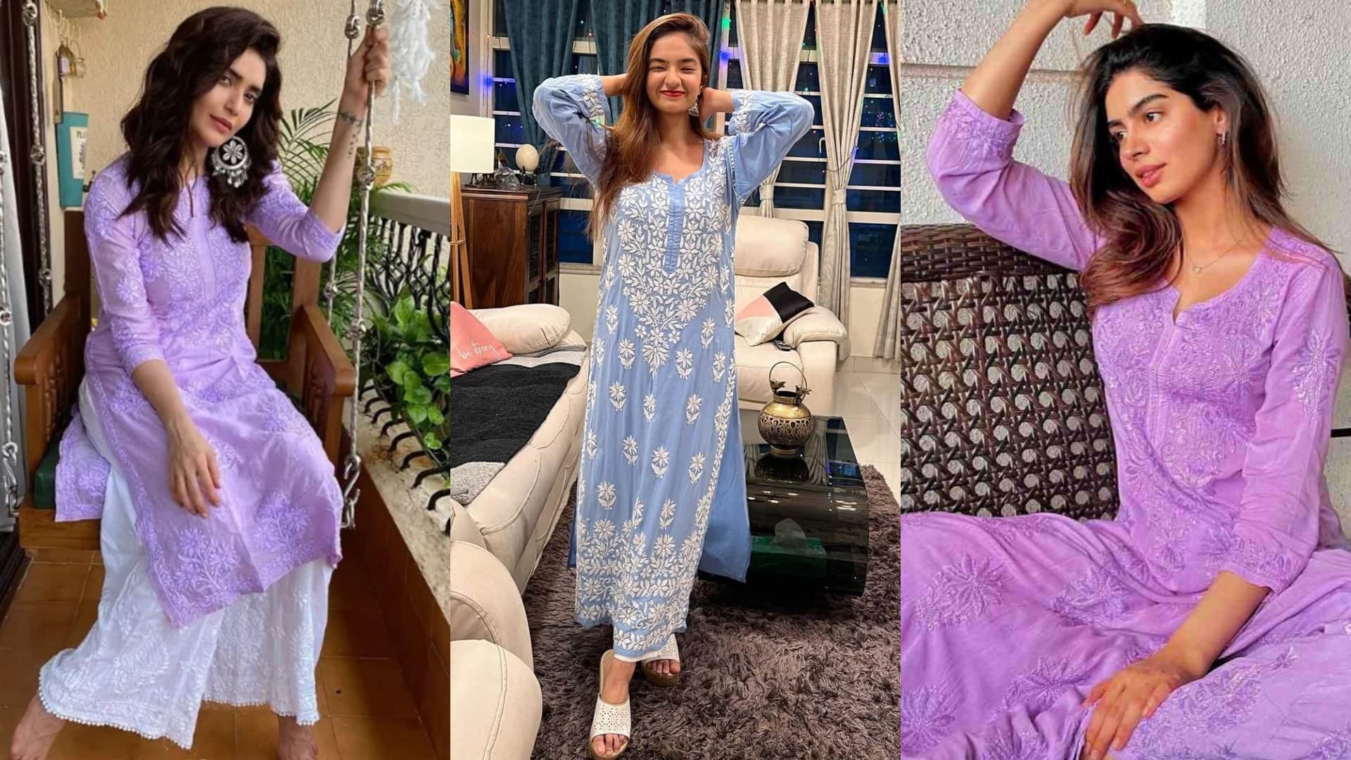 Chikankari Embroidery How to identify real and fake Make the difference easily by keeping these things in mind