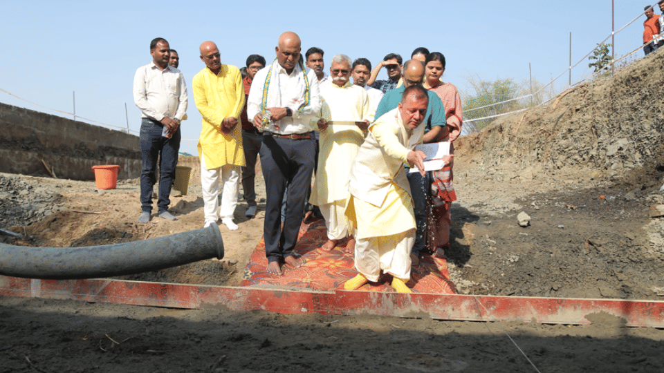 Bhumi Pujan of IIM Indore’s Group VIII Project ‘ABHYUDAYA’ Held