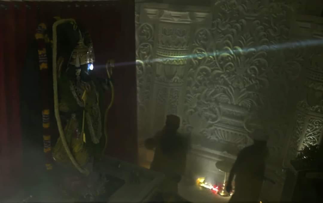 Ayodhya: Pics of Surya Tilak of Ramlala.