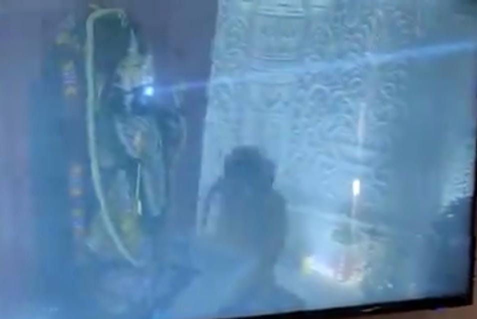 Ayodhya: Pics of Surya Tilak of Ramlala.