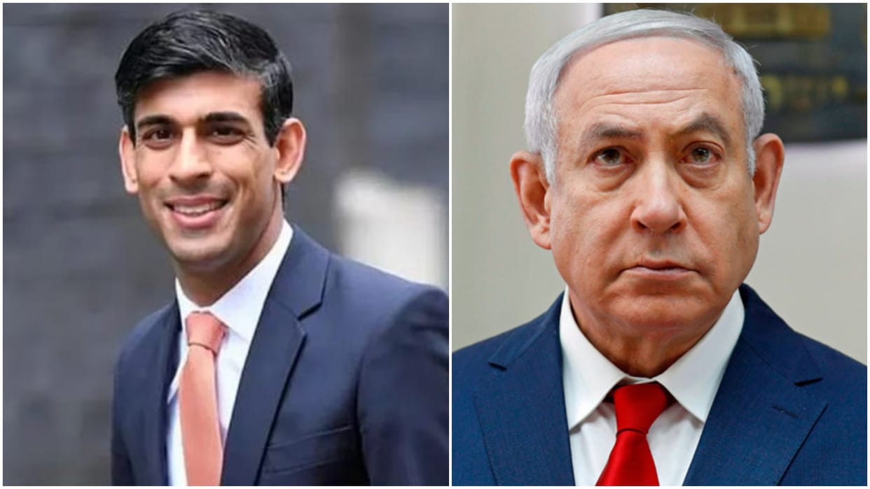 Rishi Sunak speaks to Benjamin Netanyahu, reiterates UK's support for Israel's security