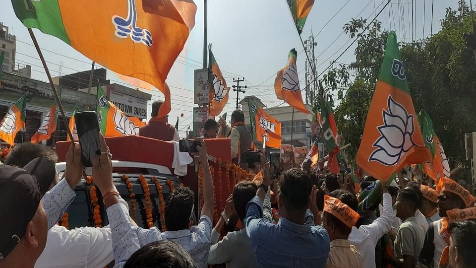 Lok sabha election 2024 Uttarakhand: CM Pushkar Singh Dhami road show in Haldwani