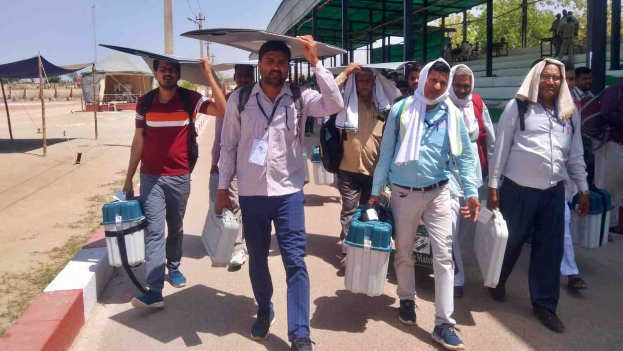 Bharatpur News: 1792 parties leave for seven assemblies to conduct elections