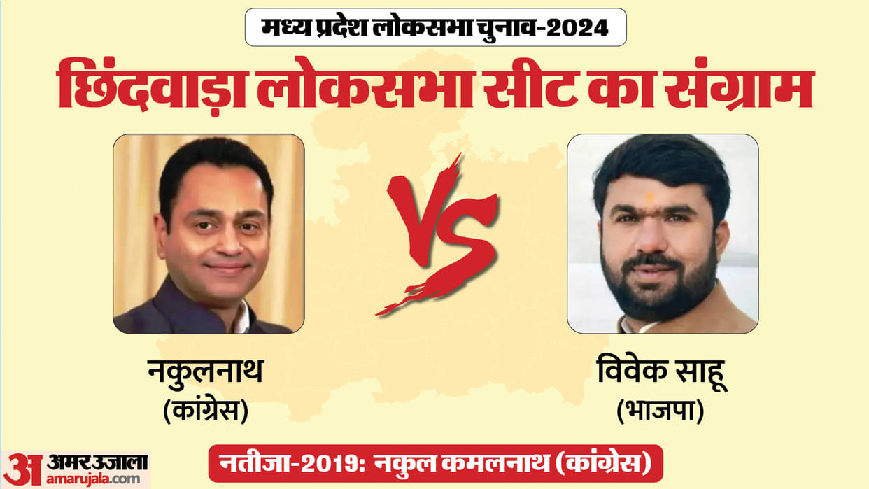 Chhindwara Lok Sabha: BJP-Congress showed strength on the last day door-to-door campaigning begins