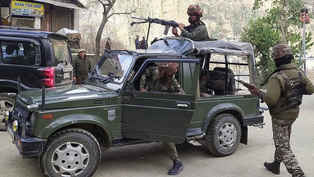 Terror network busted in poonch ogw Headmaster arrested with pistol and grenade