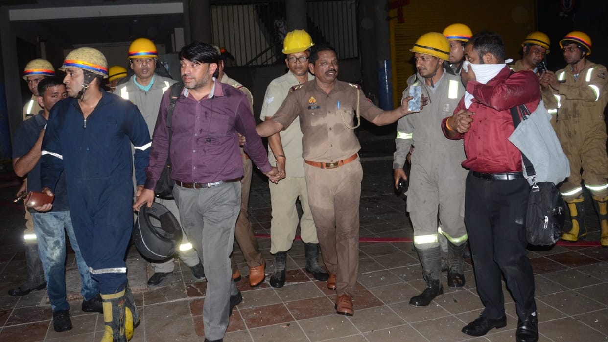 Fire breaks out in Alpha One commercial complex in Greater Noida