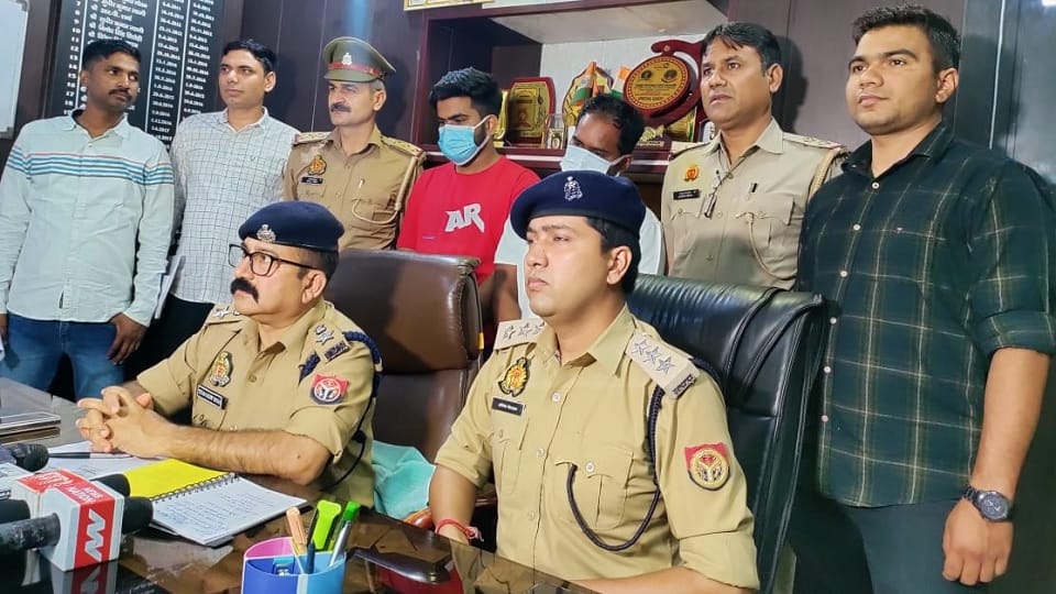 Two accused arrested in the case of attempt to murder RLD leader Lokesh Chaudhary in Kavinagar area