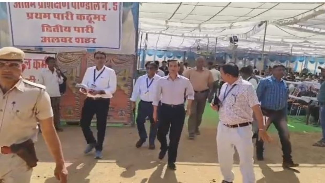 Alwar News: Polling team left to conduct voting at 1925 polling booths, police arrangements tight