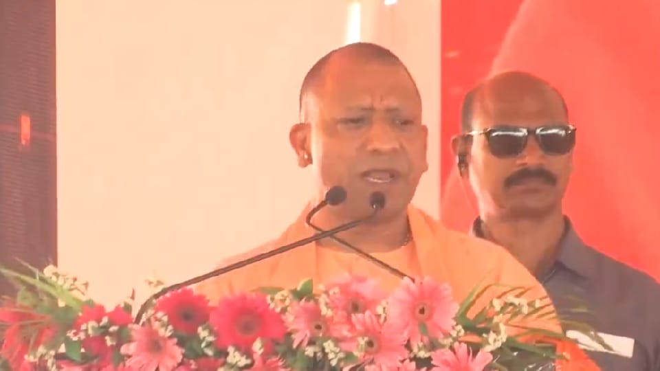 CM Yogi addressed election rally in Gautam Buddha Nagar Lok Sabha Seat