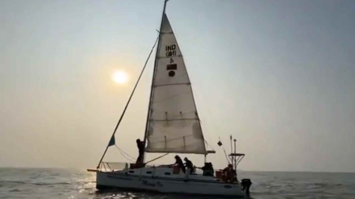 A tri-services all-women crew has completed a nearly four-week challenging sailing expedition