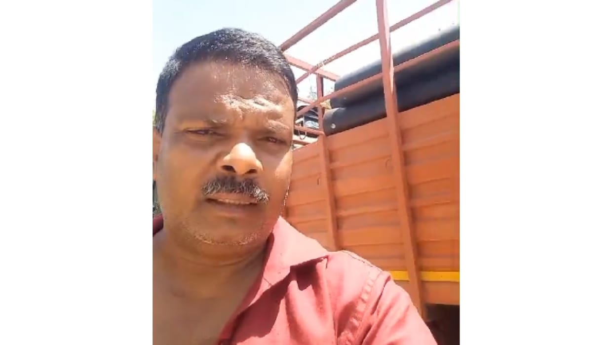 Truck driver harassed by Katni police consumed poison in mp hindi news