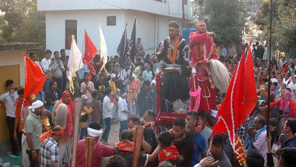 dola of Maa Ulka Devi in pithoragarh uttarakhand