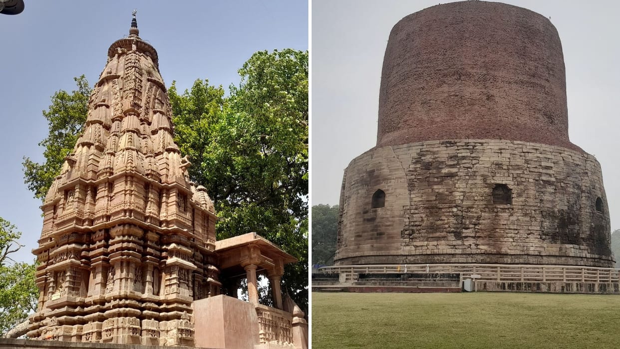 World Heritage Day temple of Kashi, Saree and Sarnath