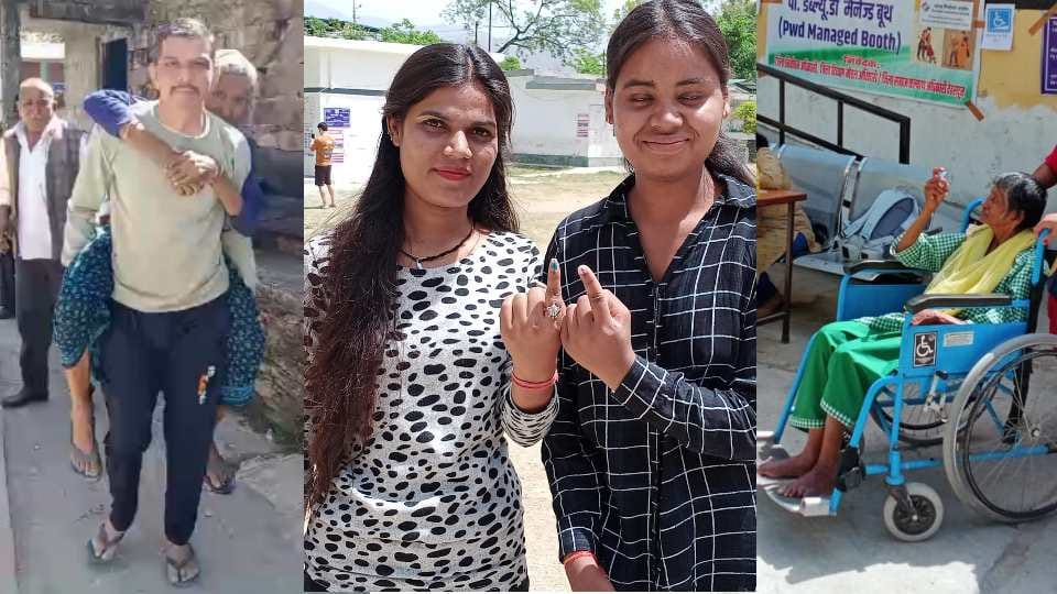 Uttarakhand Lok Sabha Election 2024 Phase 1 Voting Youth and Elderly Craze For vote photos