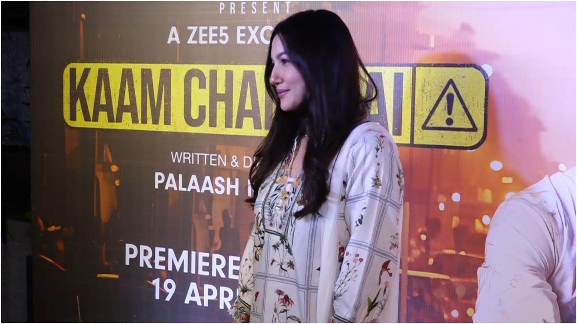 Gauhar Khan To Palak Muchhal at Red Carpet Screening Of Rajpal Yadav Zee5 original Movie Kaam Chalu Hai