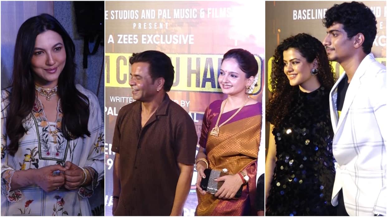 Gauhar Khan To Palak Muchhal at Red Carpet Screening Of Rajpal Yadav Zee5 original Movie Kaam Chalu Hai