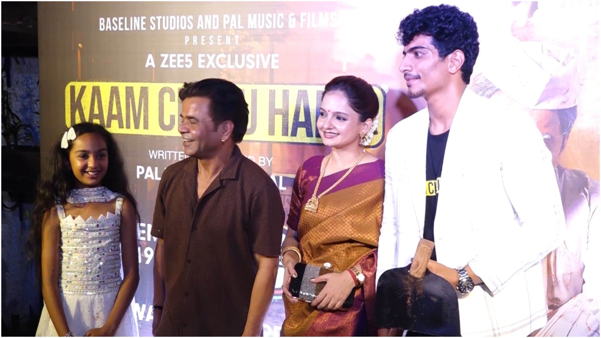 Gauhar Khan To Palak Muchhal at Red Carpet Screening Of Rajpal Yadav Zee5 original Movie Kaam Chalu Hai