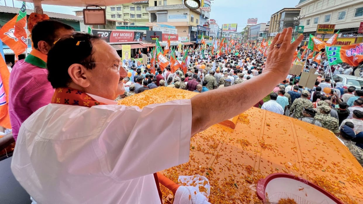 Congress Left ideologically bankrupt says JP Nadda