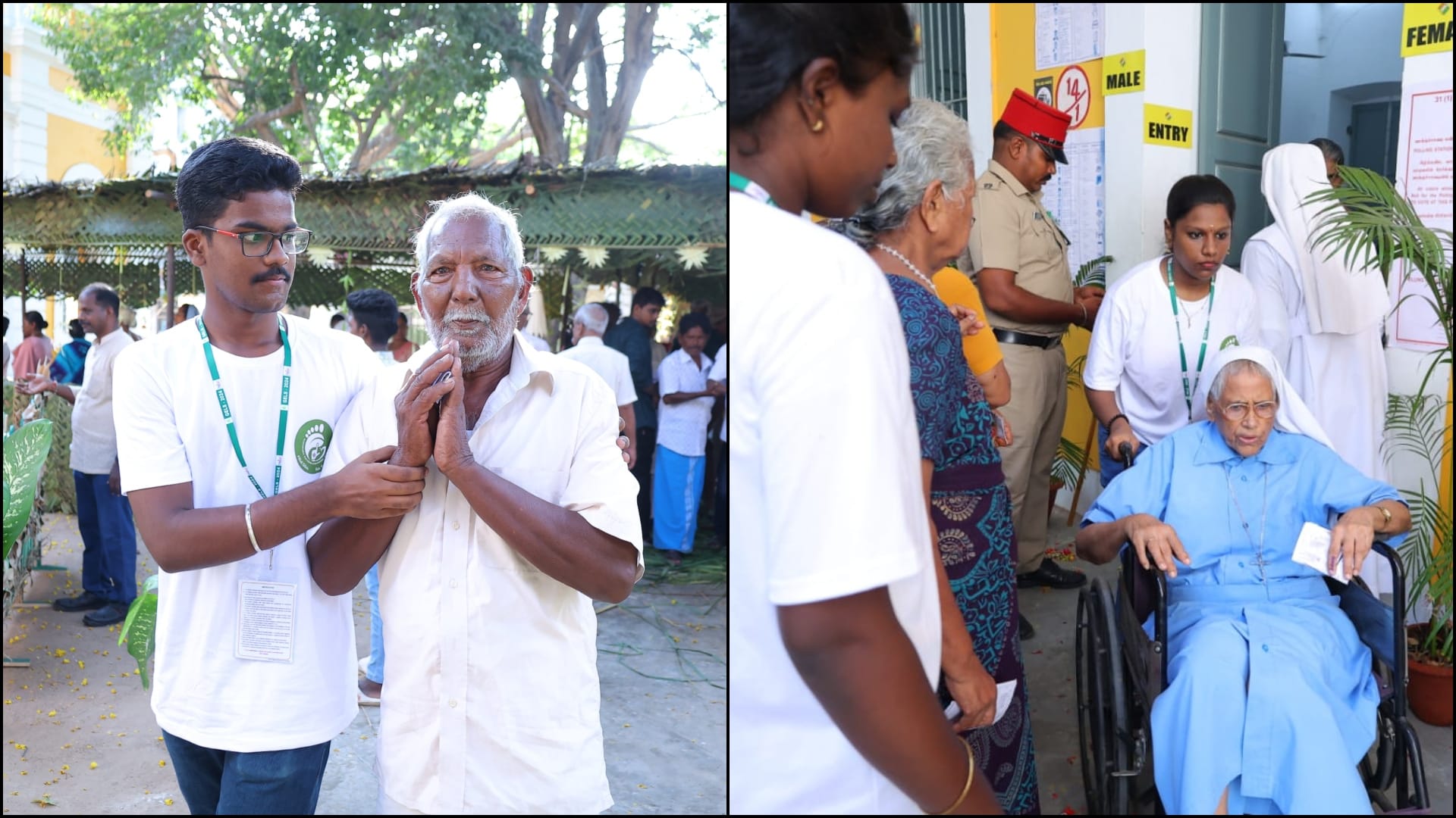 Lok Sabha Polls photos election commision first phase voters voting Polling Booth news in hindi