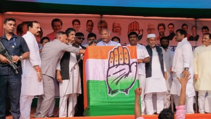 LS Polls: Mallikarjun Kharge's sarcasm on BJP's 'Char Sau Paar', says BJP want majority to change constitution