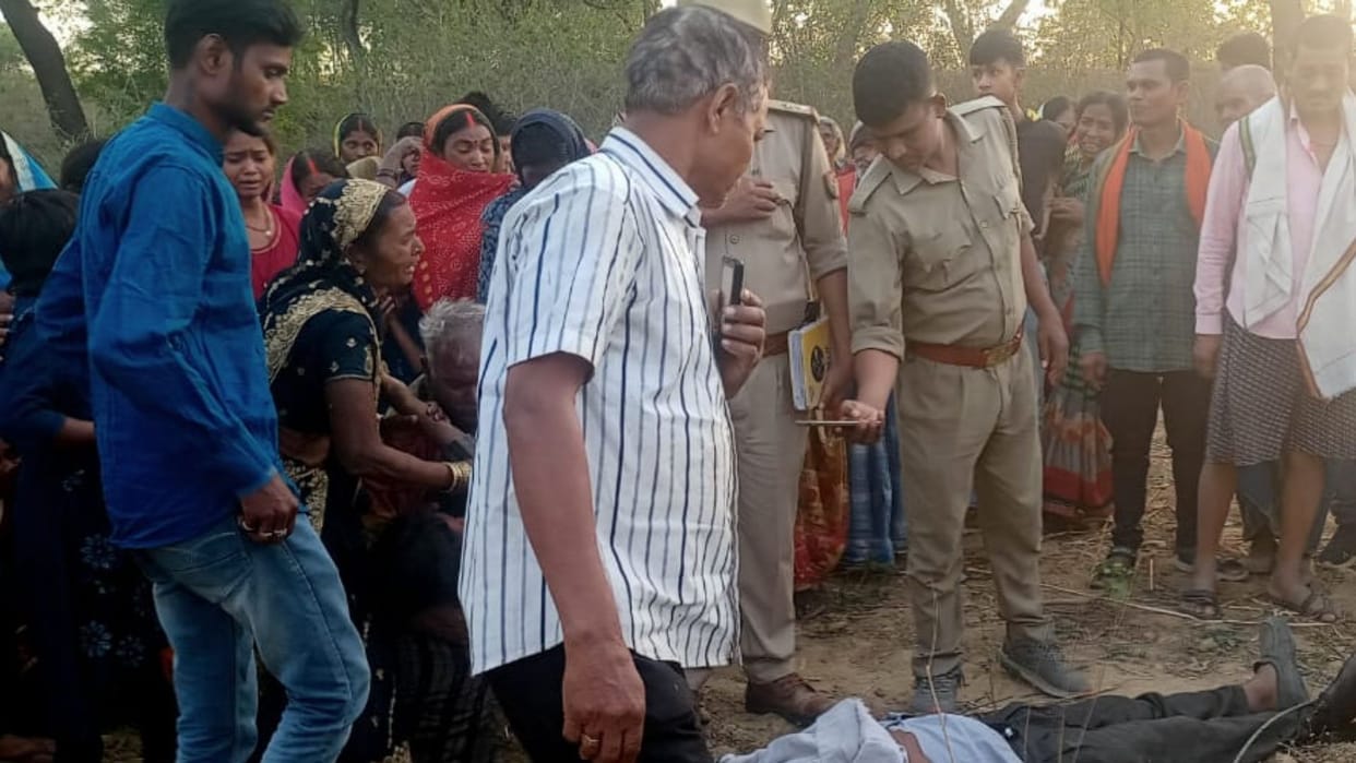 Farmer dies to electric shock in sonbhadra