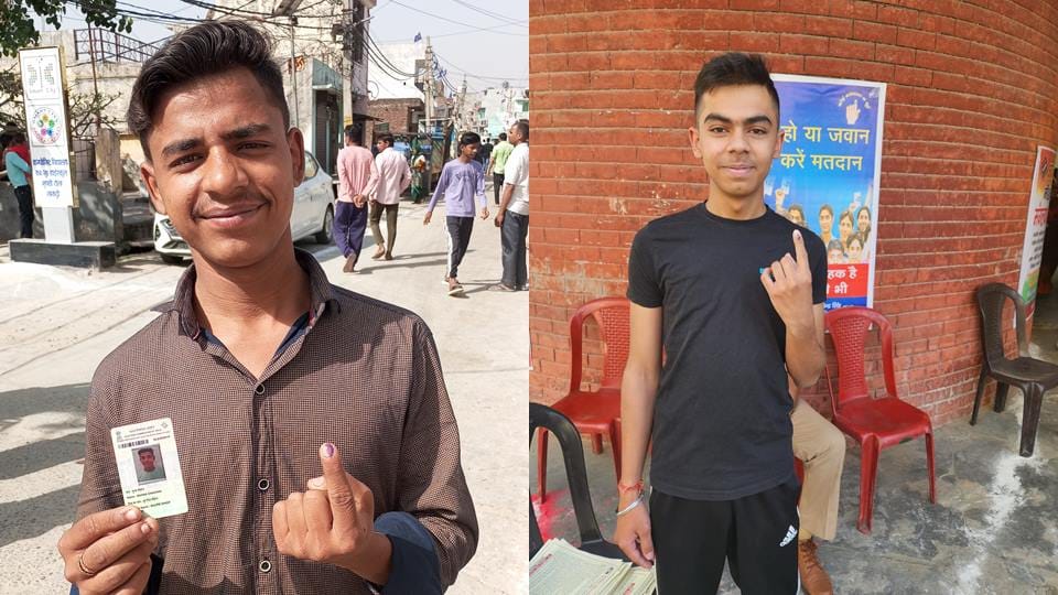 Voting continues with enthusiasm in Moradabad, youth excited about voting for first time, watch video