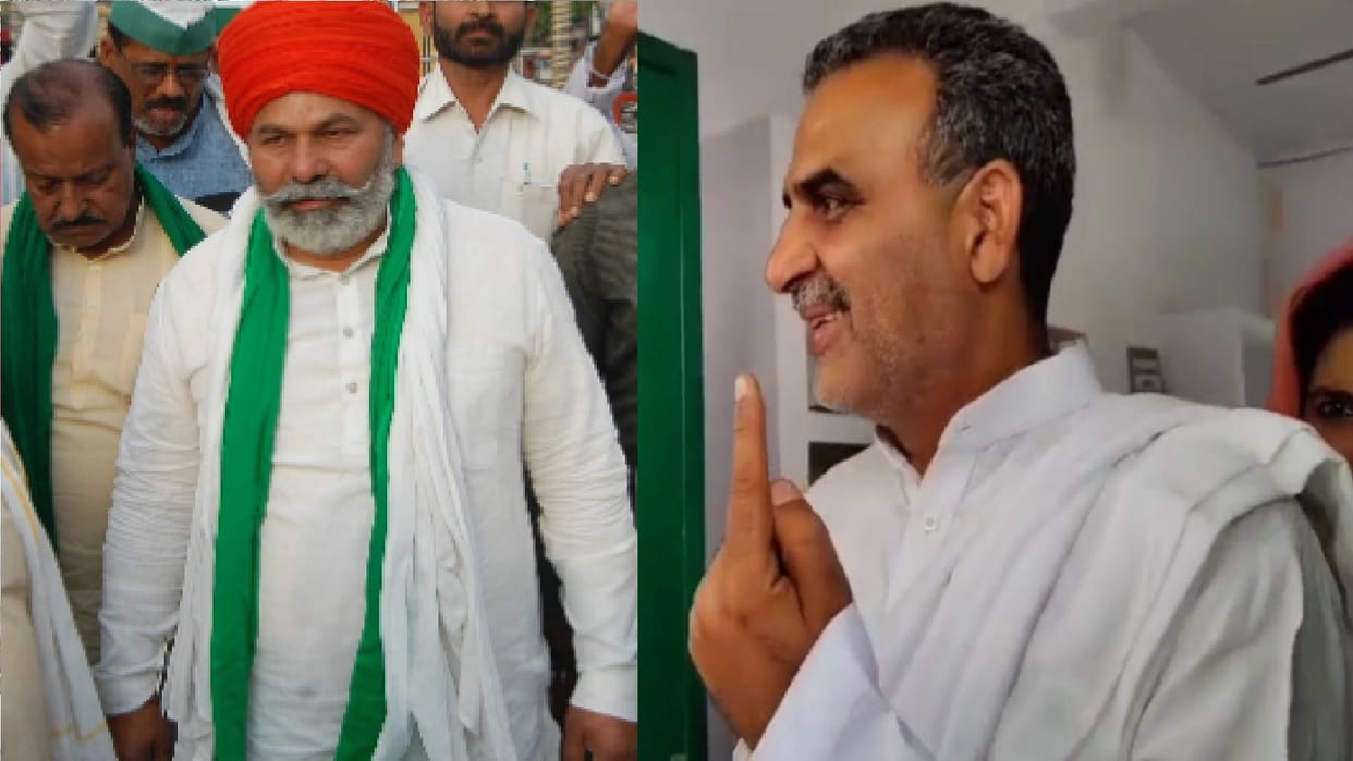 Sanjeev Baliyan said Opposition got upset after seeing defeat, Tikait said who contested elections were loose
