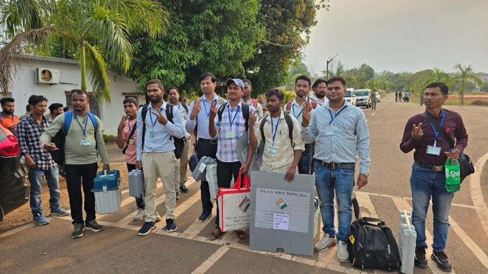 Elections held in highly Naxal affected areas of Chhattisgarh