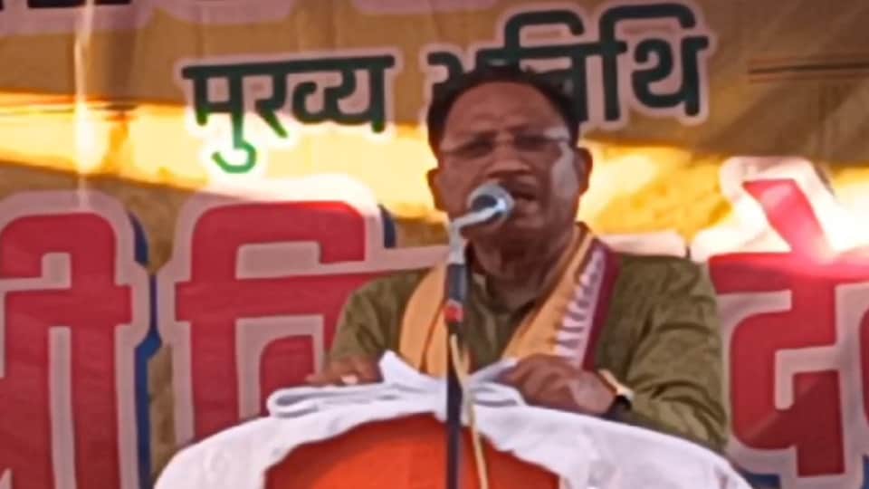 Chhattisgarh CM attacks Congress in Mahasamund