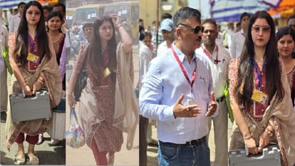 Polling officer Isha Arora viral on social media during saharanpur lok sabha election