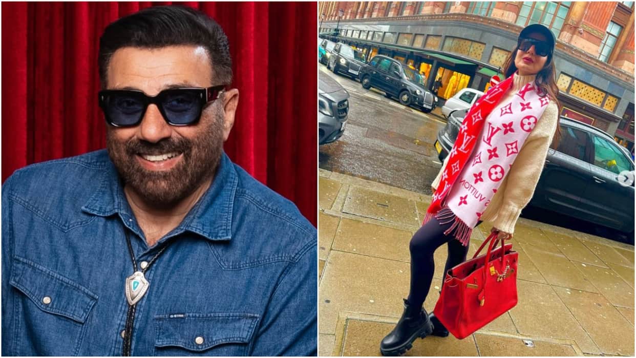 Sunny Deol shares his new photos in denim Actor Gadar 2 co star Ameesha Patel Reacts On It praises His Look