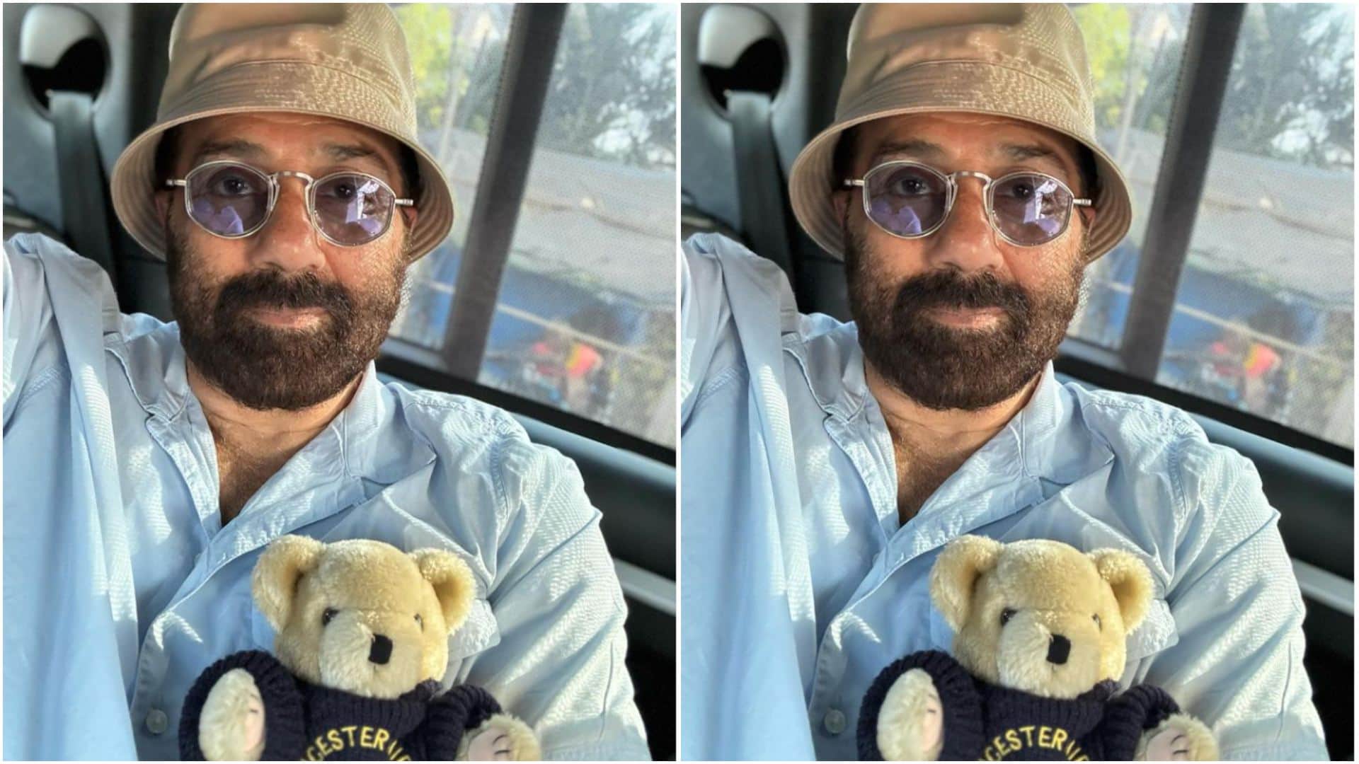 Sunny Deol shares his new photos in denim Actor Gadar 2 co star Ameesha Patel Reacts On It praises His Look