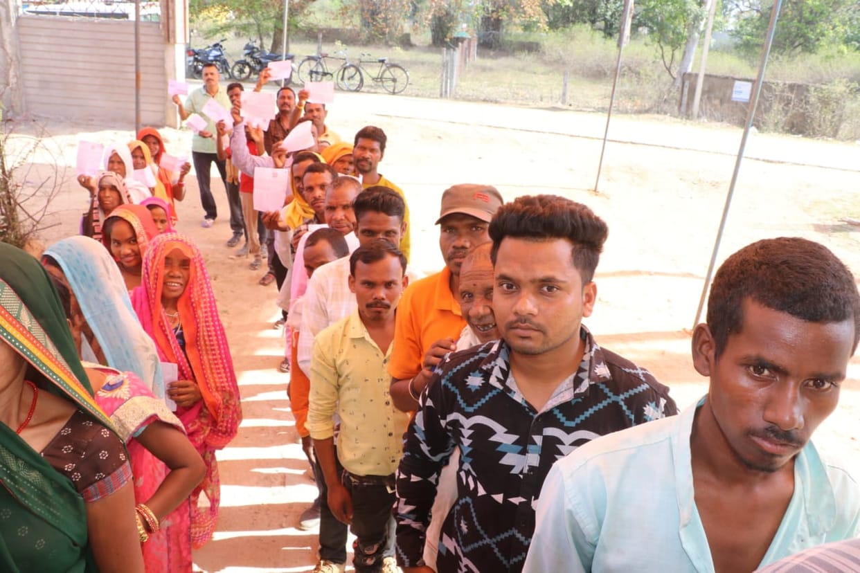 MP LS Election: Voting took place in Padaria of Shahdol after 10 hours of protest