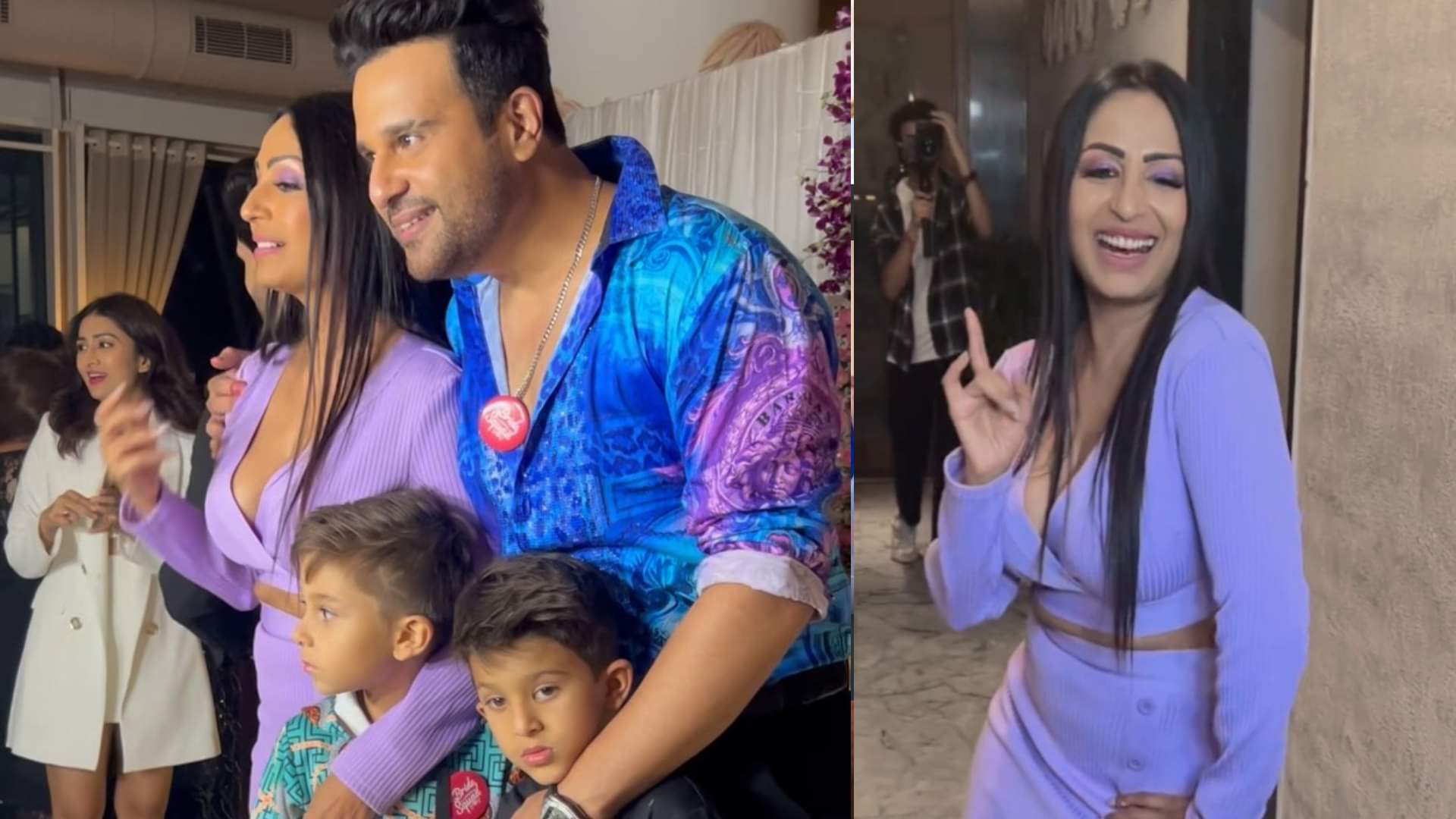 Arti Singh dipak chauhan wedding actress Bridal Shower Kashmera Shah Krushna Abhishek Mahi Vij Tannaz Irani