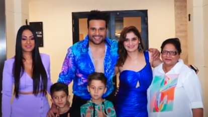 Arti Singh dipak chauhan wedding actress Bridal Shower Kashmera Shah Krushna Abhishek Mahi Vij Tannaz Irani