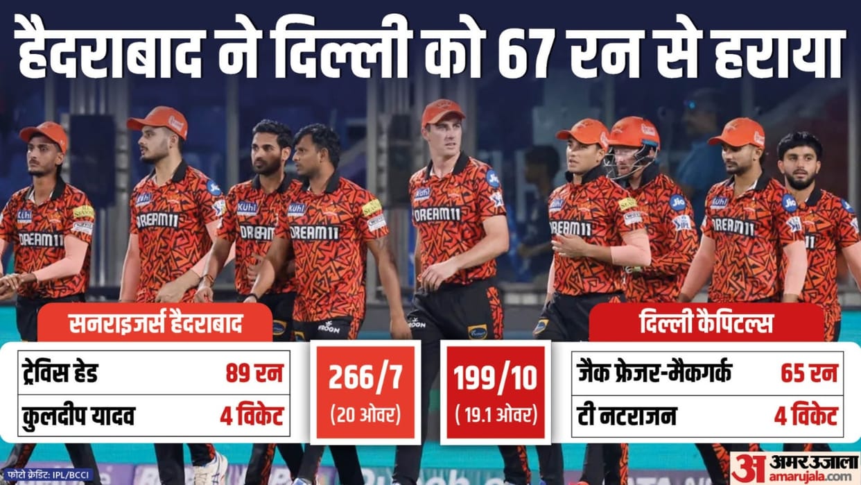 IPL 2024 DC vs SRH Result: Delhi Capitals vs Sunrisers Hyderabad Key Highlights Analysis Result