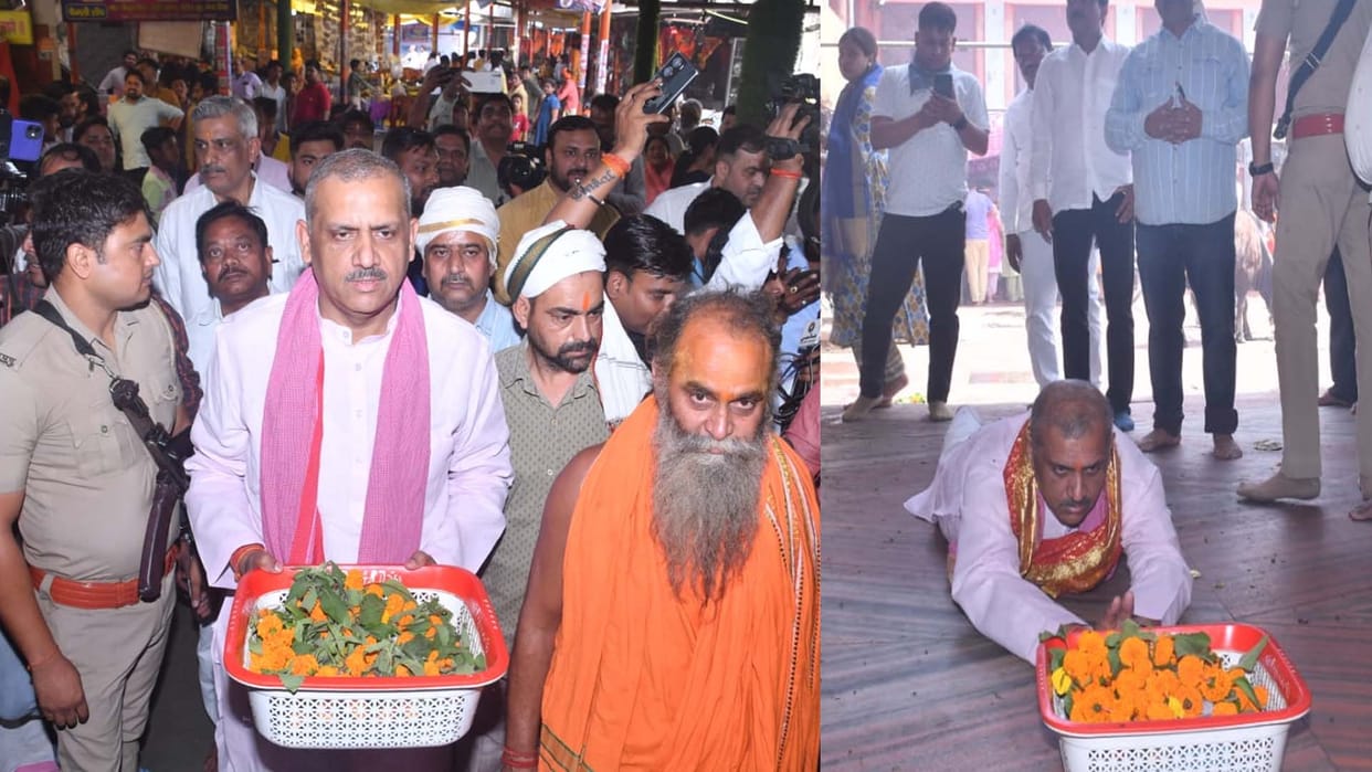 Kanpur: Amitabh Bajpayee reached Panki temple