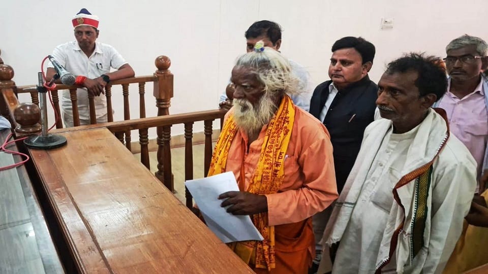 Retired inspector turned monk filed nomination