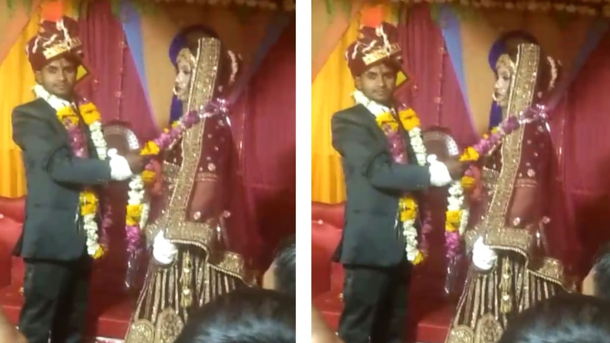Bride gets angry after showing groom's photo with filter