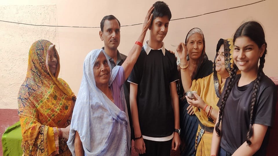 Gagan Sharma of Vijaygarh ranked 10th in the merit of UP Board